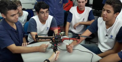 Drones feitos por alunos competem na 1ª Fórmula Drone SAE Brasil