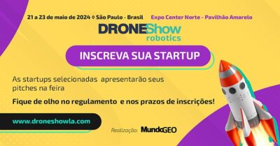 Competição de startups do setor de drones acontece na DroneShow 2024