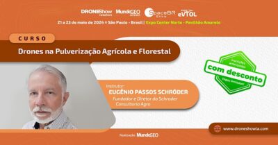 Curso Drones na Pulverização Agrícola e Florestal: inscrição antecipada com desconto!