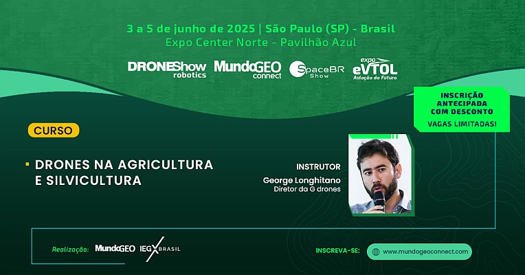 Curso Drones na Agricultura e Silvicultura na DroneShow 2025