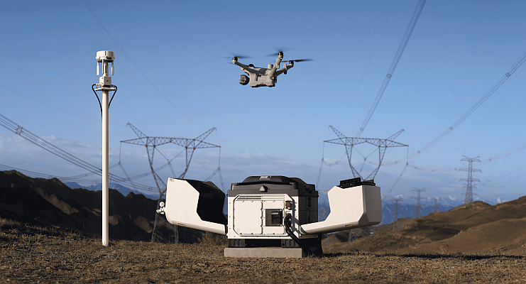 DJI anuncia Dock 4 com troca automática de bateria em 25 segundos