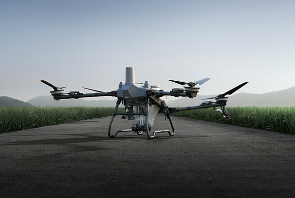 DJI lança drone Agras T55 e sistema de bateria dupla do Agras T100 DJI lança drone Agras T55 e sistema de bateria dupla do Agras T100
