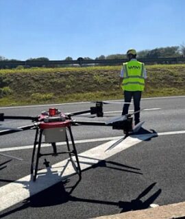 Drone bombeiro é destaque em simulado de acidente na Rodovia dos Bandeirantes