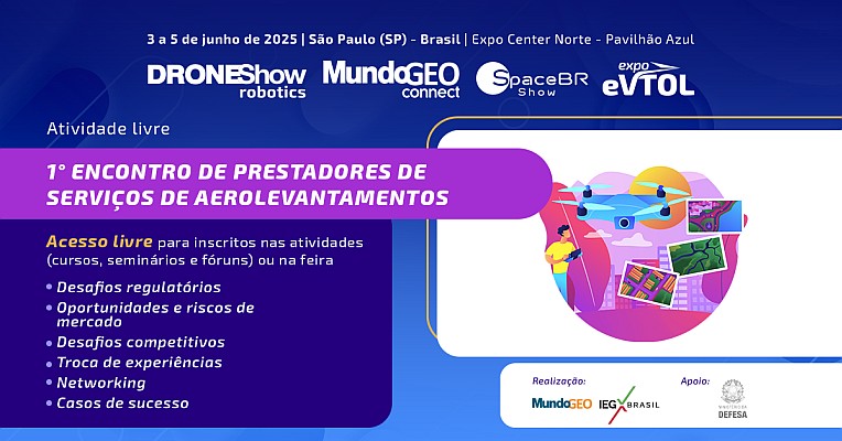 Encontro reúne Prestadores de Serviços de Aerolevantamentos na DroneShow 2025