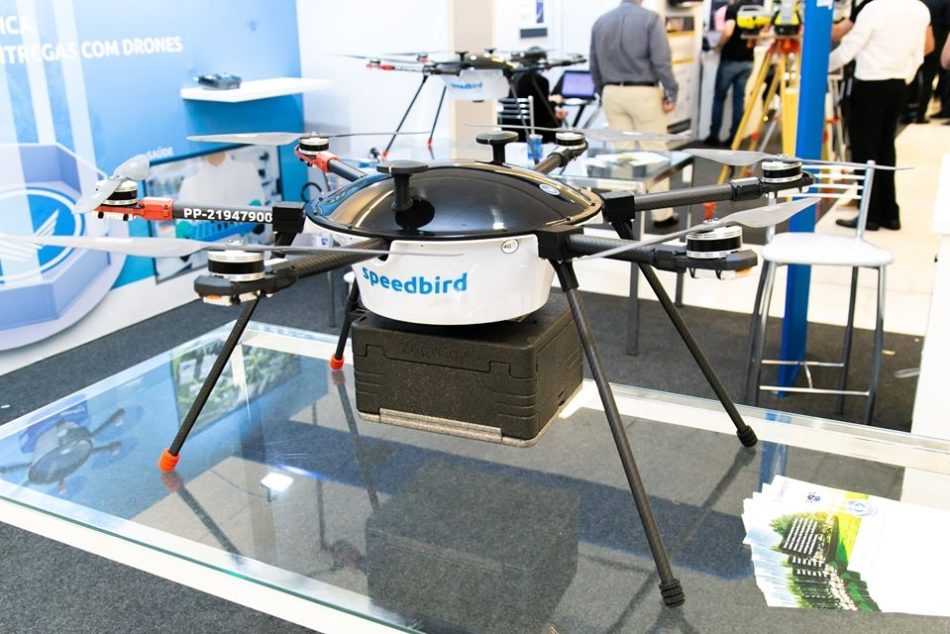 Estande da Speedbird Aero na última edição da feira DroneShow