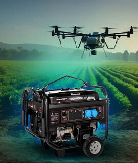 Geradores e motobombas ampliam a eficiência dos drones agrícolas