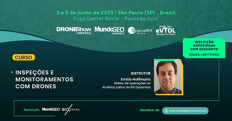 Curso Inspeções e Monitoramentos com Drones na DroneShow 2025