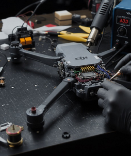Por dentro da Arte e da Ciência da Manutenção de Drones