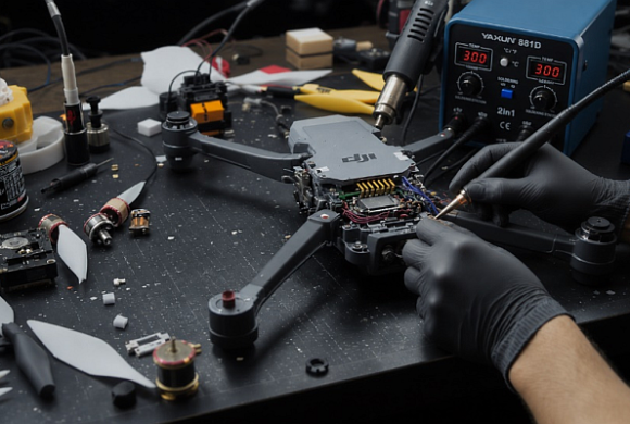 Por dentro da Arte e da Ciência da Manutenção de Drones
