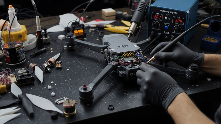 Por dentro da Arte e da Ciência da Manutenção de Drones