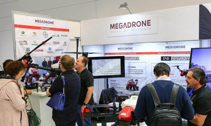 Megadrone confirmada na feira 2023 DroneShow, MundoGEO Connect e SpaceBR Show