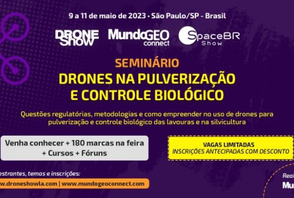 Seminário Drones na Pulverização e Controle Biológico: confira a programação completa