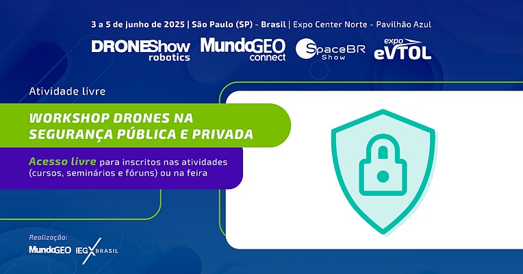 Workshop Drones na Segurança Pública e Privada na DroneShow 2025