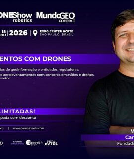 Seminário no DroneShow Robotics debaterá os Aerolevantamentos com Drones