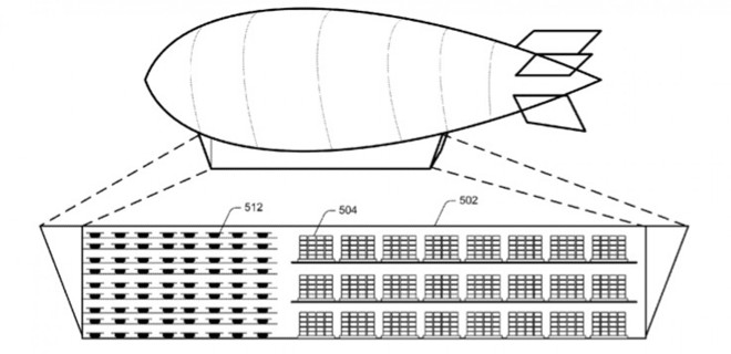 Amazon quer construir um armazém voador para entregas através de drones