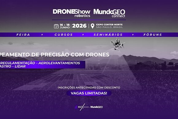 Feira DroneShow 2026 vai destacar a captura da realidade usando drones