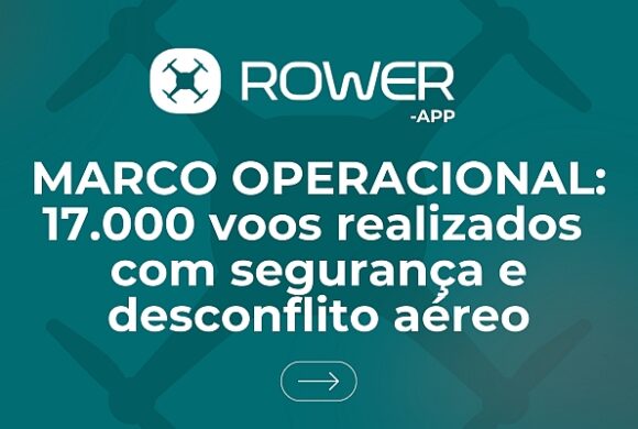 ROWER realiza 17 mil operações de drones com 100% de segurança