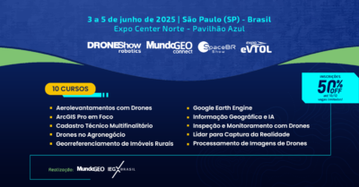 Inscrições abertas nos 10 cursos do DroneShow Robotics 2025