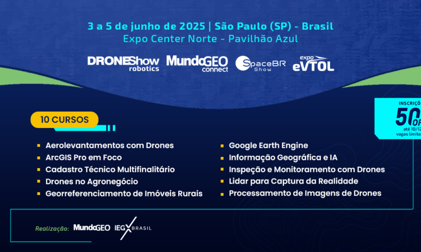 Inscrições abertas nos 10 cursos do DroneShow Robotics 2025