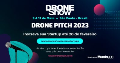 DroneShow 2023 seleciona startups do setor de drones