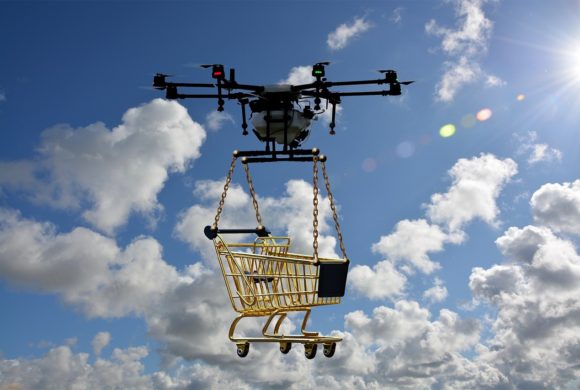Amazon registra sistema antifurto para entregas com drones