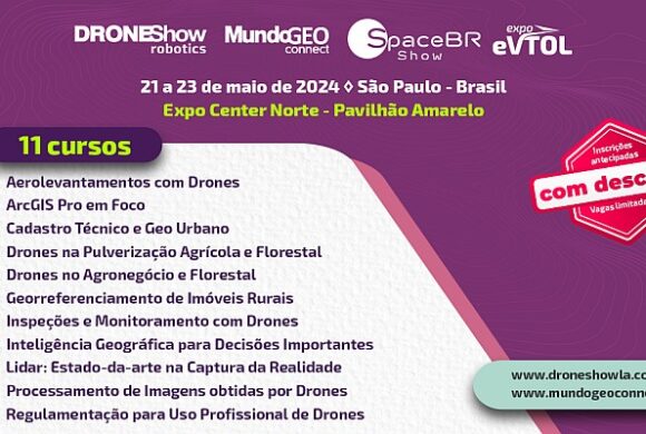 DroneShow 2024: 11 cursos têm inscrição antecipada com desconto