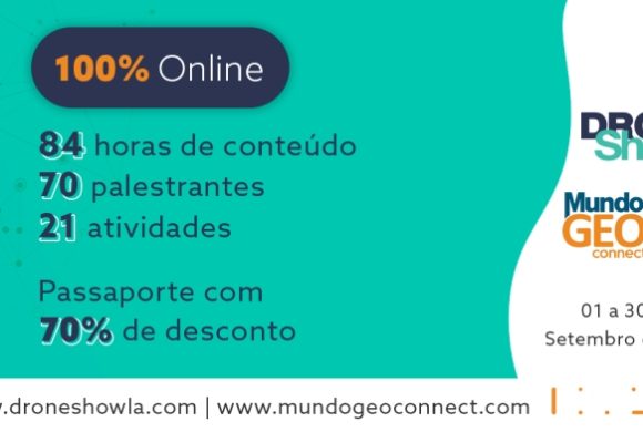 Faltam poucos dias para começar o MundoGEO Connect e DroneShow 100% online
