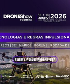 Feira DroneShow Robotics 2026 já tem 60% da área ocupada