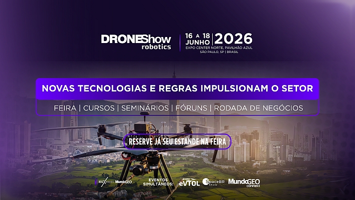 Feira DroneShow Robotics 2026 já tem 60% da área ocupada