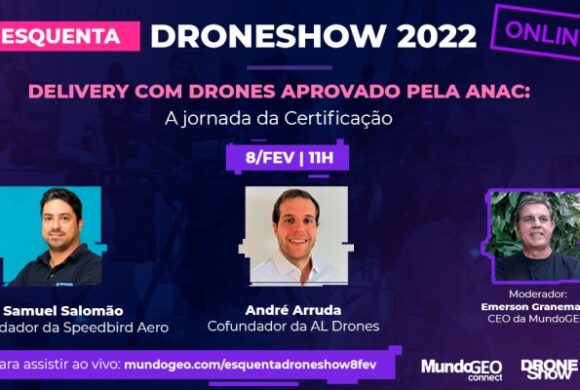 Esquenta Online DroneShow 2022: Delivery com Drones aprovado pela ANAC – A Jornada da Certificação