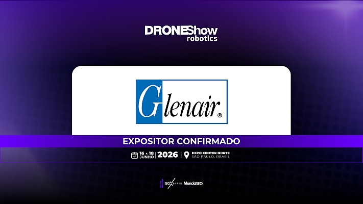 Glenair confirmada como expositora na DroneShow 2026 Glenair confirmada como expositora na DroneShow 2026