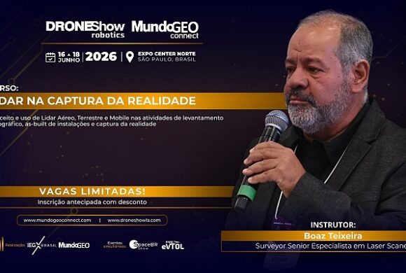 Curso no DroneShow abordará o uso de Lidar na Captura da Realidade