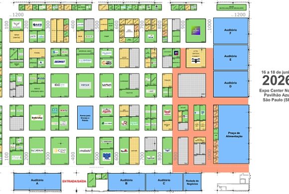 Restam apenas 10% de estandes disponíveis na feira DroneShow Robotics 2026