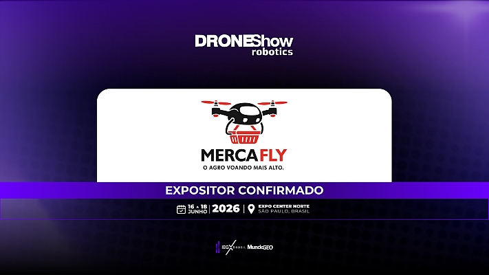 Merca Fly confirmada como expositora na DroneShow 2026 Merca Fly confirmada como expositora na DroneShow 2026