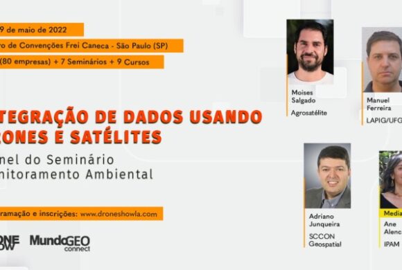 Integração de dados usando drones e satélites