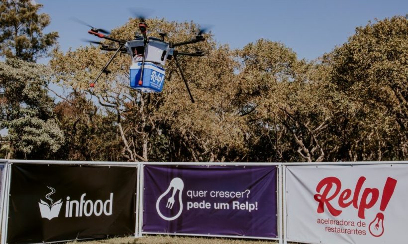 Entrega de comida por drones: primeiros testes são realizados no Brasil