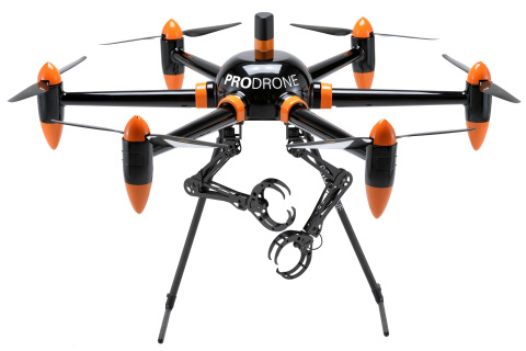 Primeiro Drone de braços robóticos duplos de formato grande é apresentado