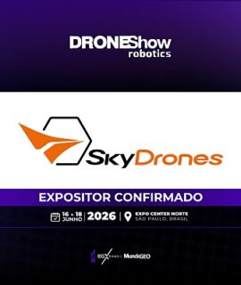 SkyDrones confirmada como expositora na DroneShow 2026
