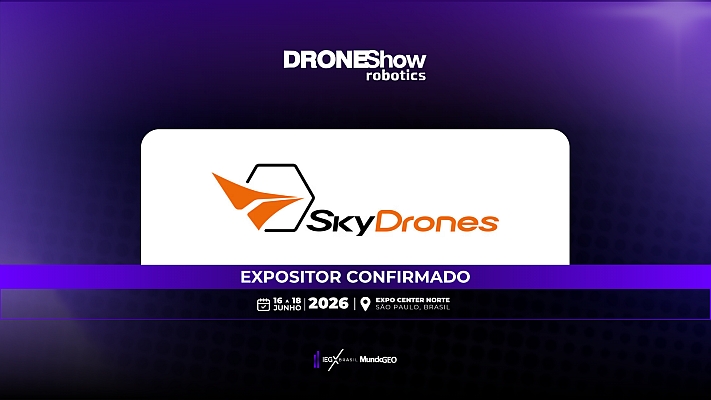 SkyDrones confirmada como expositora na DroneShow 2026