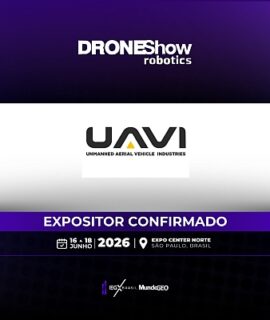 UAVI confirmada na feira DroneShow Robotics 2026