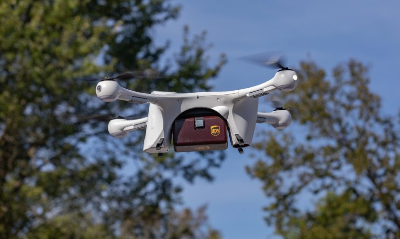 Companhia aérea UPS é certificada para entregas com drones nos EUA