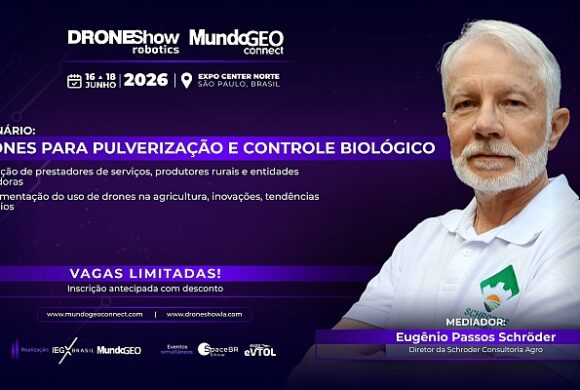 Seminário na DroneShow debaterá o uso de drones para pulverização e controle biológico