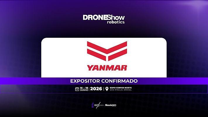 Yanmar confirmada na DroneShow Robotics 2026 Yanmar confirmada na DroneShow Robotics 2026