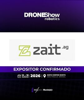 Zait.ag confirmada como expositora na DroneShow 2026
