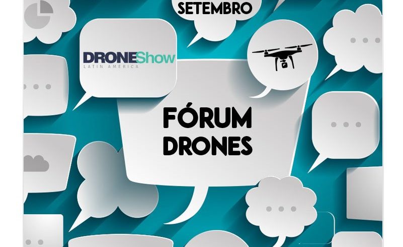 Segunda edição do Fórum Empresarial de Drones acontece em setembro